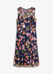 Midikjole med blomsterbroderi, bonprix
