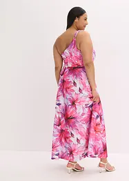 One shoulder-kjole i strukturert krepp, bonprix