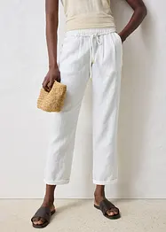 Pull on-bukse i 100% lin, bonprix