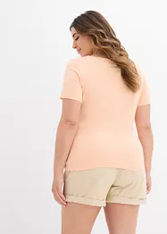 T-skjorte av myk viskose (2-pack), bonprix