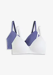 Padded-BH uten bøyle, med økologisk bomull (2-pack), bonprix