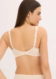 T-skjorte-BH med bøyle og økologisk bomull (2-pack), bonprix