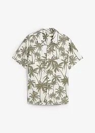 Kortermet skjorte i viskose, Slim Fit, bonprix