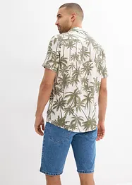 Kortermet skjorte i viskose, Slim Fit, bonprix
