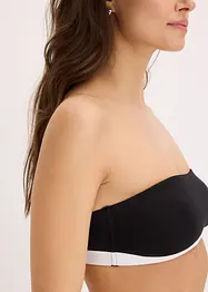 Bandeau-BH med økologisk bomull (2-pack), bonprix