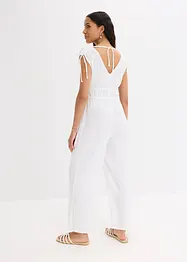 Jumpsuit i strukturert krepp, bonprix