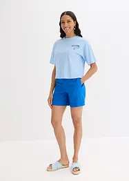 Oversized topp i 100% økologisk bomull, bonprix