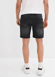 Denimshorts med stretch og råkanter, Relaxed Fit, bonprix