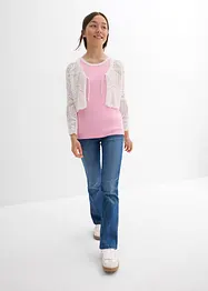 Singlet med økologisk bomull (3-pack), bonprix