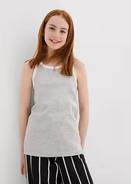 Singlet med økologisk bomull (3-pack), bonprix