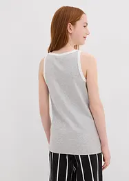 Singlet med økologisk bomull (3-pack), bonprix