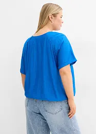 Kortermet bluse i myk viskosemiks, bonprix