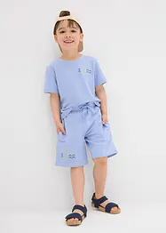 Piké-T-skjorte og shorts i økologisk bomull (2-delt sett), bonprix