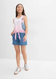 Singlet i 100% økologisk bomull (2-pack), bonprix
