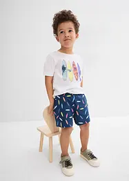 T-skjorte og shorts i 100% bomull (2-delt sett), bonprix