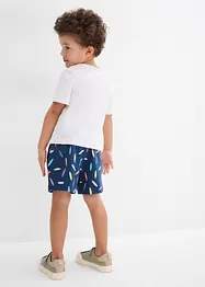 T-skjorte og shorts i 100% bomull (2-delt sett), bonprix