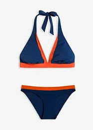 Halterneck-bikini med V-hals (2-delt sett), bonprix