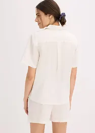 Pyjamas i vevd bomullsmateriale, bonprix