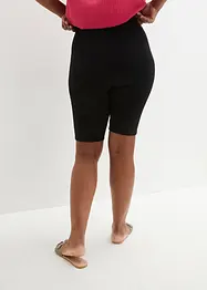 High Waist-sykkelbukse av ribbet jersey, bonprix