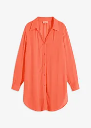 Lang strandbluse i lett viskose, bonprix