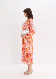 Chiffonkjole med volanger, bonprix