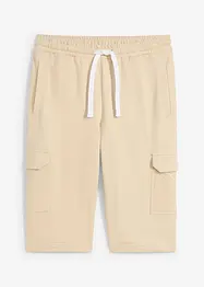 Cargo-bermudashorts i trikot i 100% økologisk bomull, bonprix
