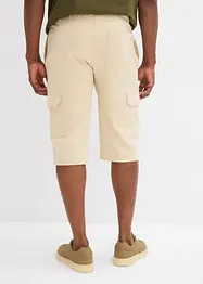 Cargo-bermudashorts i trikot i 100% økologisk bomull, bonprix