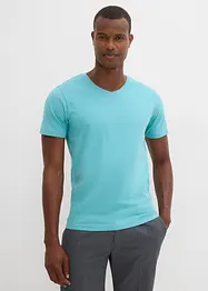 T-skjorte med V-hals (5-pack), bonprix