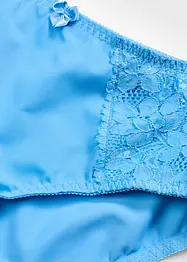 Truse med høy midje og nydelige blonder (2-pack), bonprix