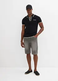 Bermudashorts i sweat-denim look med komfortsnitt, Regular Fit, bonprix