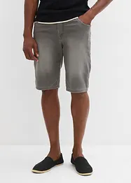 Bermudashorts i sweat-denim look med komfortsnitt, Regular Fit, bonprix