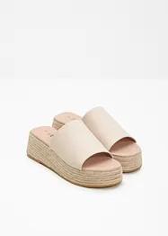 Slip-in platåsandal, bonprix
