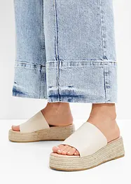 Slip-in platåsandal, bonprix