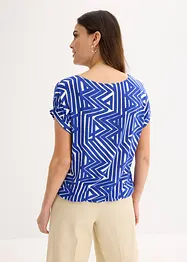 Oversized topp med trykt mønster, bonprix