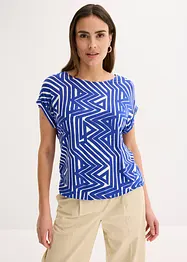 Oversized topp med trykt mønster, bonprix