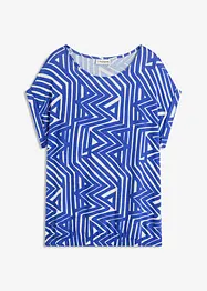 Oversized topp med trykt mønster, bonprix
