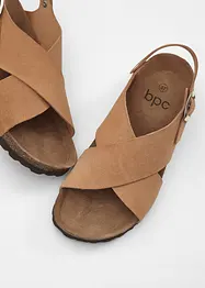 Sandal i skinn, bonprix