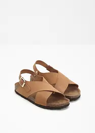 Sandal i skinn, bonprix