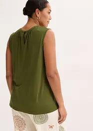 Blusetopp i jersey, bonprix