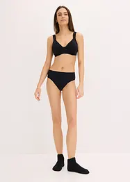 Minimizer T-skjorte-BH uten bøyle, med økologisk bomull (2-pack), bonprix