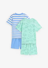 Pyjamas i 100% økologisk bomull (4-delt sett), bonprix