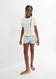 Pyjamas i 100% økologisk bomull (4-delt sett), bonprix