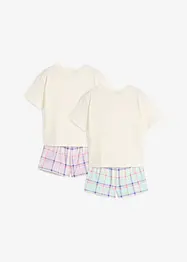 Pyjamas i 100% økologisk bomull (4-delt sett), bonprix