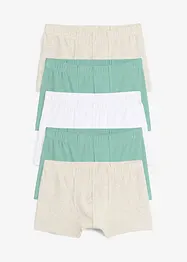 Boksershorts med myk økologisk bomull (5-pack), bonprix