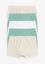 Boksershorts med myk økologisk bomull (5-pack), bonprix