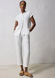 Tunikabluse i 100% lin, bonprix