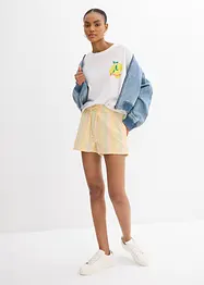 Oversized topp i 100% økologisk bomull, bonprix