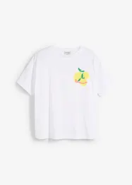 Oversized topp i 100% økologisk bomull, bonprix
