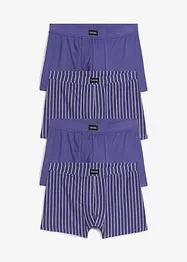 Boxershorts, ettersittende (4-pack), bonprix