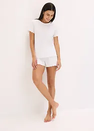 Pointelle jersey pyjamas, bonprix